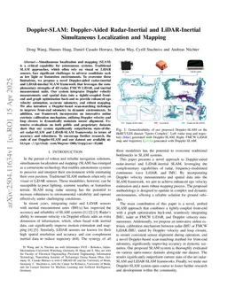 Doppler-SLAM: Doppler-Aided Radar-Inertial and LiDAR-Inertial Simultaneous Localization and Mapping