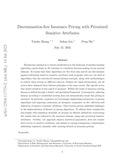 Discrimination-free Insurance Pricing with Privatized Sensitive Attributes