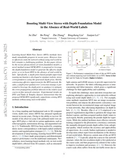 Boosting Multi-View Stereo with Depth Foundation Model in the Absence of Real-World Labels