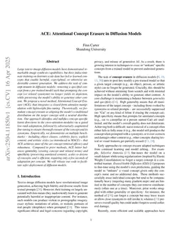 ACE: Attentional Concept Erasure in Diffusion Models