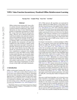 VIPO: Value Function Inconsistency Penalized Offline Reinforcement Learning