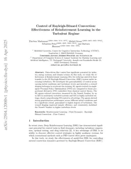 Control of Rayleigh-Bénard Convection: Effectiveness of Reinforcement Learning in the Turbulent Regime