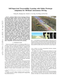Self-Supervised Traversability Learning with Online Prototype Adaptation for Off-Road Autonomous Driving