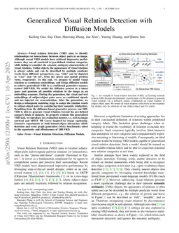Generalized Visual Relation Detection with Diffusion Models