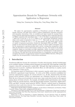 Approximation Bounds for Transformer Networks with Application to Regression