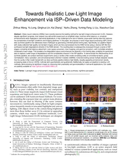 Towards Realistic Low-Light Image Enhancement via ISP Driven Data Modeling