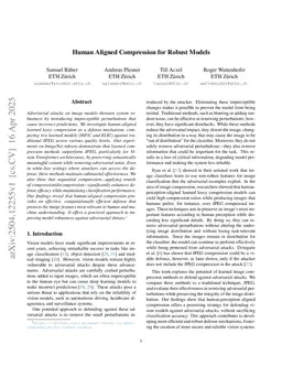 Human Aligned Compression for Robust Models