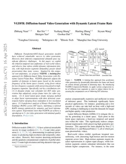 VGDFR: Diffusion-based Video Generation with Dynamic Latent Frame Rate