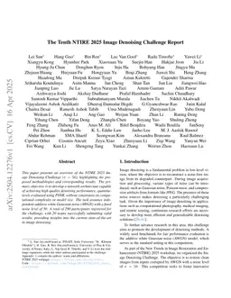 The Tenth NTIRE 2025 Image Denoising Challenge Report