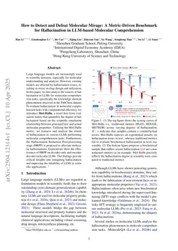 How to Detect and Defeat Molecular Mirage: A Metric-Driven Benchmark for Hallucination in LLM-based Molecular Comprehension