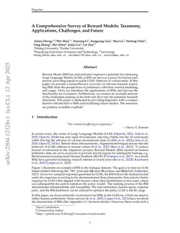 A Comprehensive Survey of Reward Models: Taxonomy, Applications, Challenges, and Future