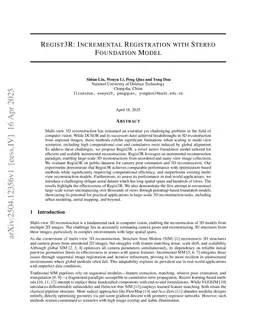 Regist3R: Incremental Registration with Stereo Foundation Model