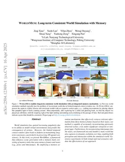 WorldMem: Long-term Consistent World Simulation with Memory