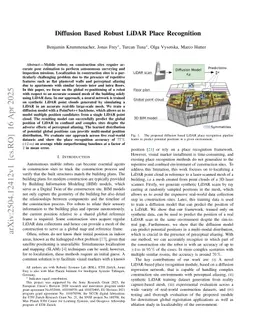 Diffusion Based Robust LiDAR Place Recognition