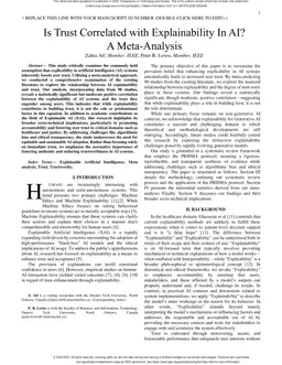 Is Trust Correlated With Explainability in AI? A Meta-Analysis