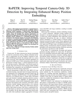 RoPETR: Improving Temporal Camera-Only 3D Detection by Integrating Enhanced Rotary Position Embedding