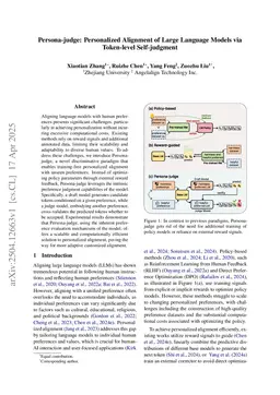 Persona-judge: Personalized Alignment of Large Language Models via Token-level Self-judgment