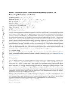 Privacy Protection Against Personalized Text-to-Image Synthesis via Cross-image Consistency Constraints