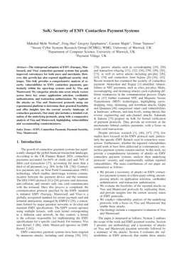 SoK: Security of EMV Contactless Payment Systems