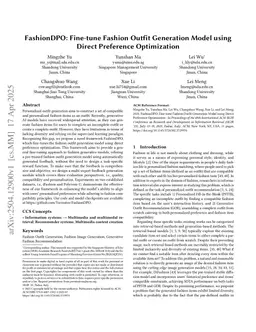 FashionDPO:Fine-tune Fashion Outfit Generation Model using Direct Preference Optimization