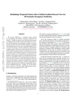 Rethinking Temporal Fusion with a Unified Gradient Descent View for 3D Semantic Occupancy Prediction