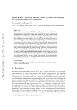 Expert Kernel Generation Network Driven by Contextual Mapping for Hyperspectral Image Classification