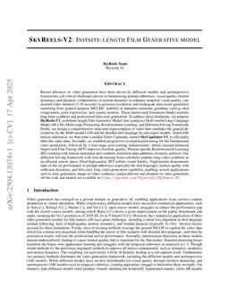 SkyReels-V2: Infinite-length Film Generative Model