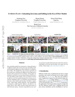 UniEdit-Flow: Unleashing Inversion and Editing in the Era of Flow Models