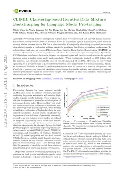 Nemotron-CLIMB: CLustering-based Iterative Data Mixture Bootstrapping for Language Model Pre-training