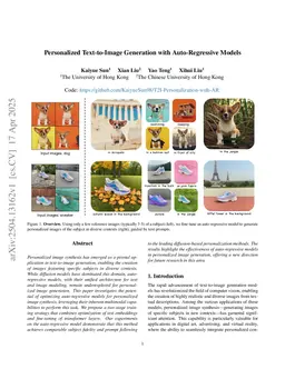 Personalized Text-to-Image Generation with Auto-Regressive Models