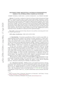 Gradient-Free Sequential Bayesian Experimental Design via Interacting Particle Systems