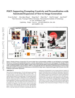 POET: Supporting Prompting Creativity and Personalization with Automated Expansion of Text-to-Image Generation