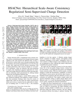 HSACNet: Hierarchical Scale-Aware Consistency Regularized Semi-Supervised Change Detection