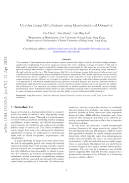Circular Image Deturbulence using Quasi-conformal Geometry