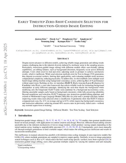 Early Timestep Zero-Shot Candidate Selection for Instruction-Guided Image Editing