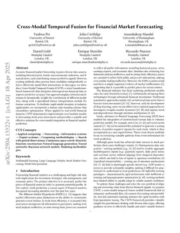 Cross-Modal Temporal Fusion for Financial Market Forecasting