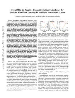 SwitchMT: An Adaptive Context Switching Methodology for Scalable Multi-Task Learning in Intelligent Autonomous Agents