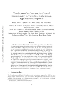Transformers Can Overcome the Curse of Dimensionality: A Theoretical Study from an Approximation Perspective
