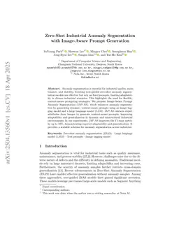 Zero-Shot Industrial Anomaly Segmentation with Image-Aware Prompt Generation