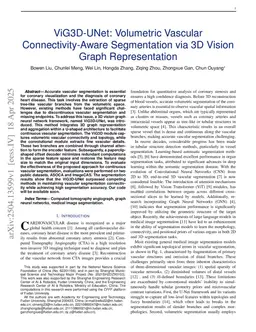 ViG3D-UNet: Volumetric Vascular Connectivity-Aware Segmentation via 3D Vision Graph Representation