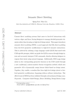 Semantic Direct Modeling