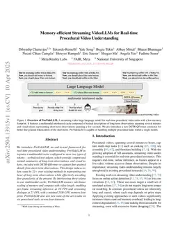 Memory-efficient Streaming VideoLLMs for Real-time Procedural Video Understanding