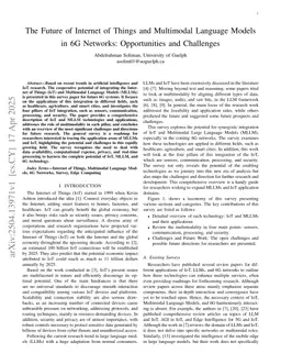The Future of Internet of Things and Multimodal Language Models in 6G Networks: Opportunities and Challenges