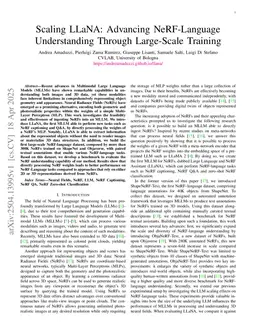 Scaling LLaNA: Advancing NeRF-Language Understanding Through Large-Scale Training