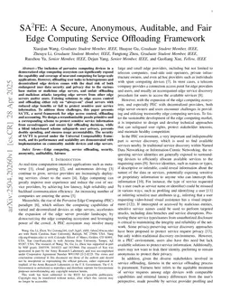 SA2FE: A Secure, Anonymous, Auditable, and Fair Edge Computing Service Offloading Framework