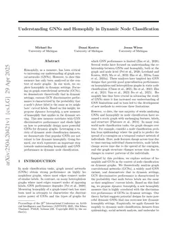 Understanding GNNs and Homophily in Dynamic Node Classification