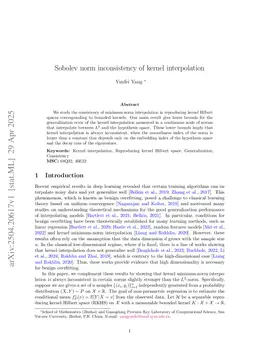 Sobolev norm inconsistency of kernel interpolation