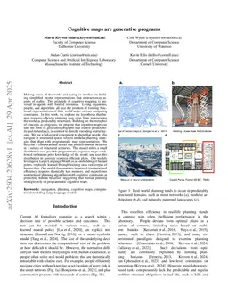 Cognitive maps are generative programs