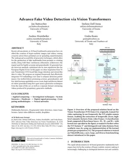Advance Fake Video Detection via Vision Transformers