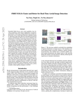 FBRT-YOLO: Faster and Better for Real-Time Aerial Image Detection